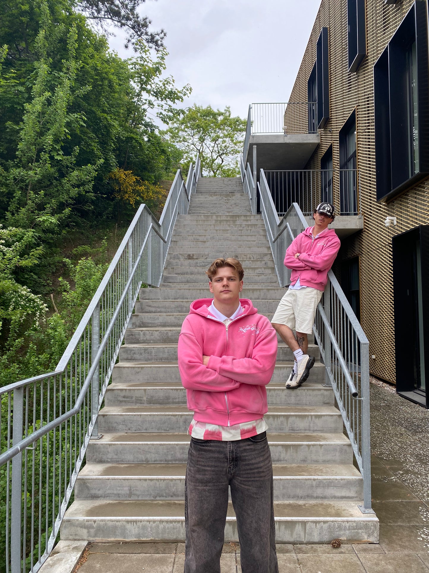 Cherry Blossom zip-up