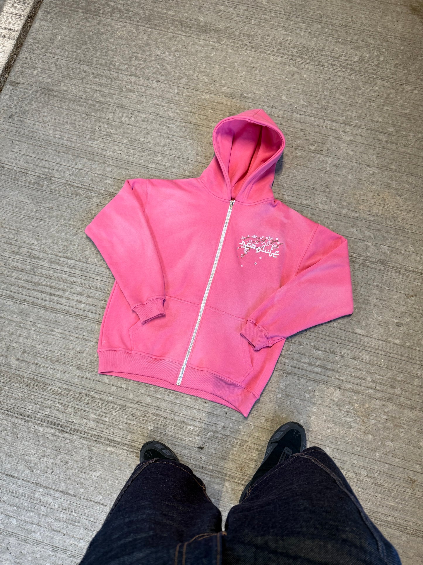 Cherry Blossom zip-up